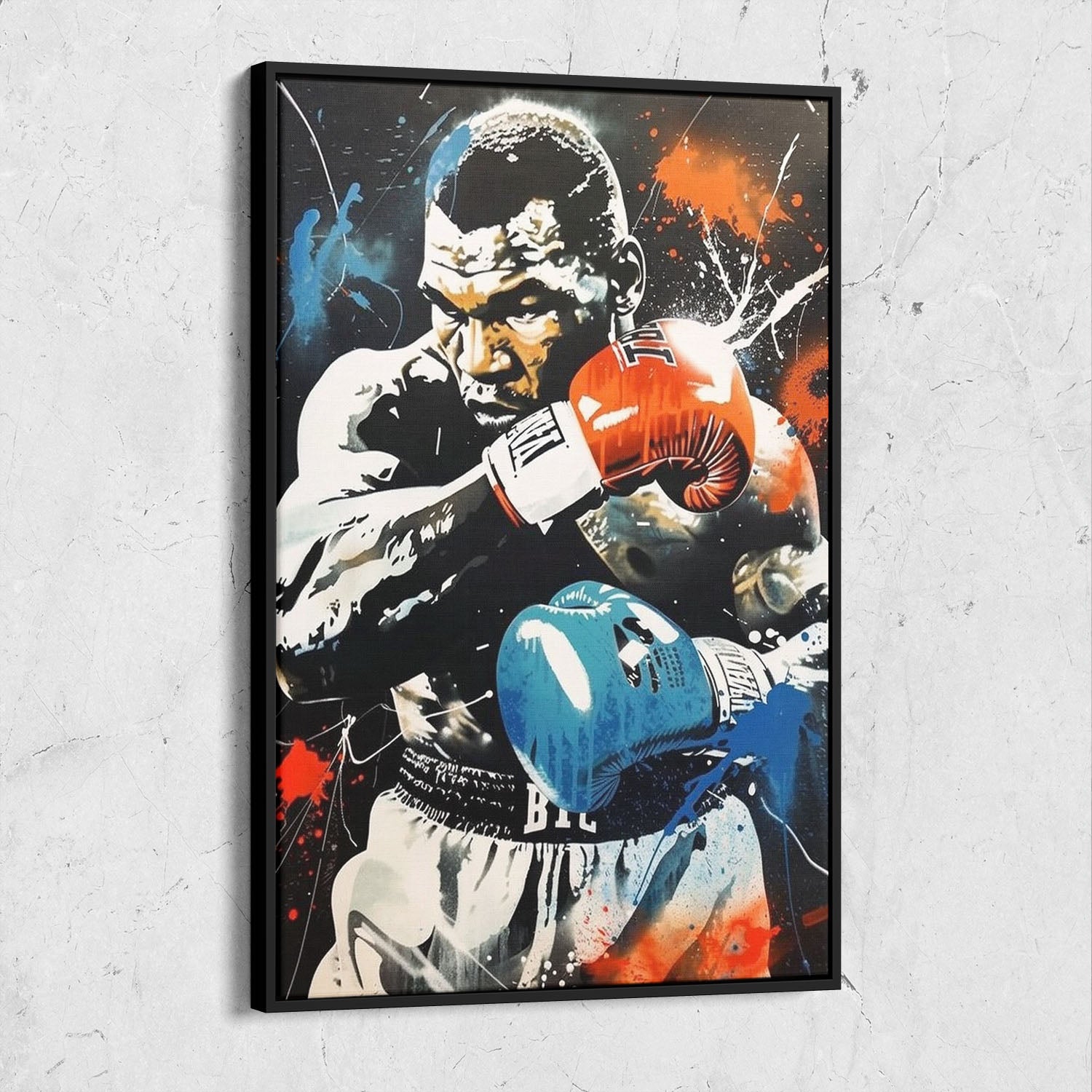 Mike Tyson Graffiti Painting