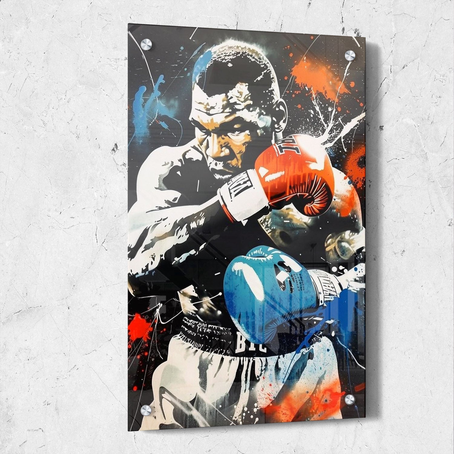 Mike Tyson Graffiti Painting