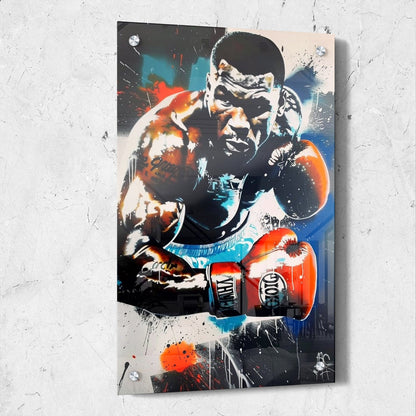 Mike Tyson Street Art Painting