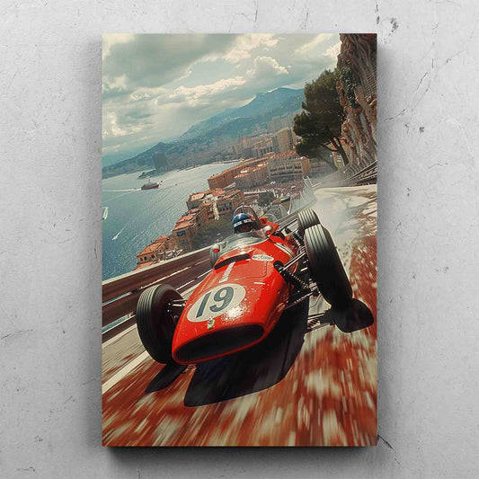 Monaco Grand Prix Racing Print