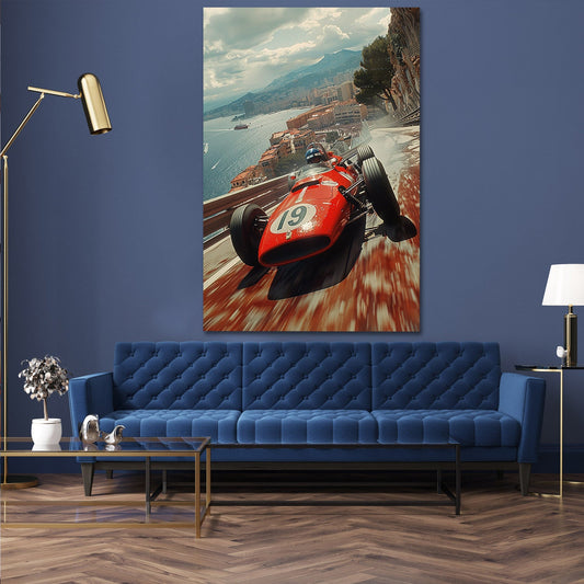 Monaco Grand Prix Racing Print