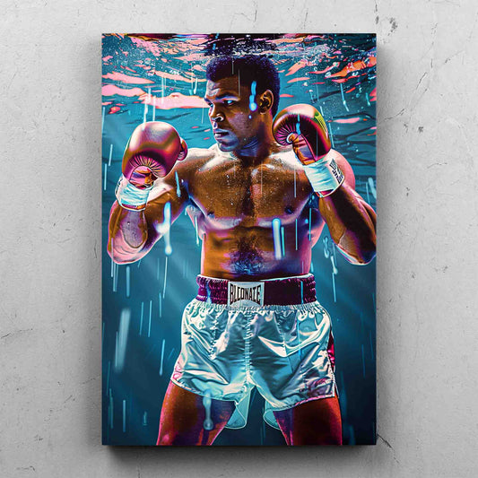 Muhammad Ali Colorful Portrait