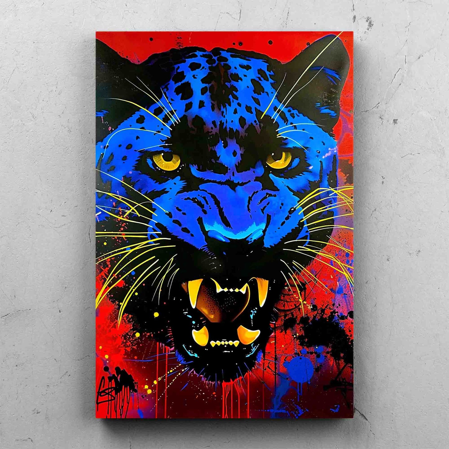 Panther Street Art Painting