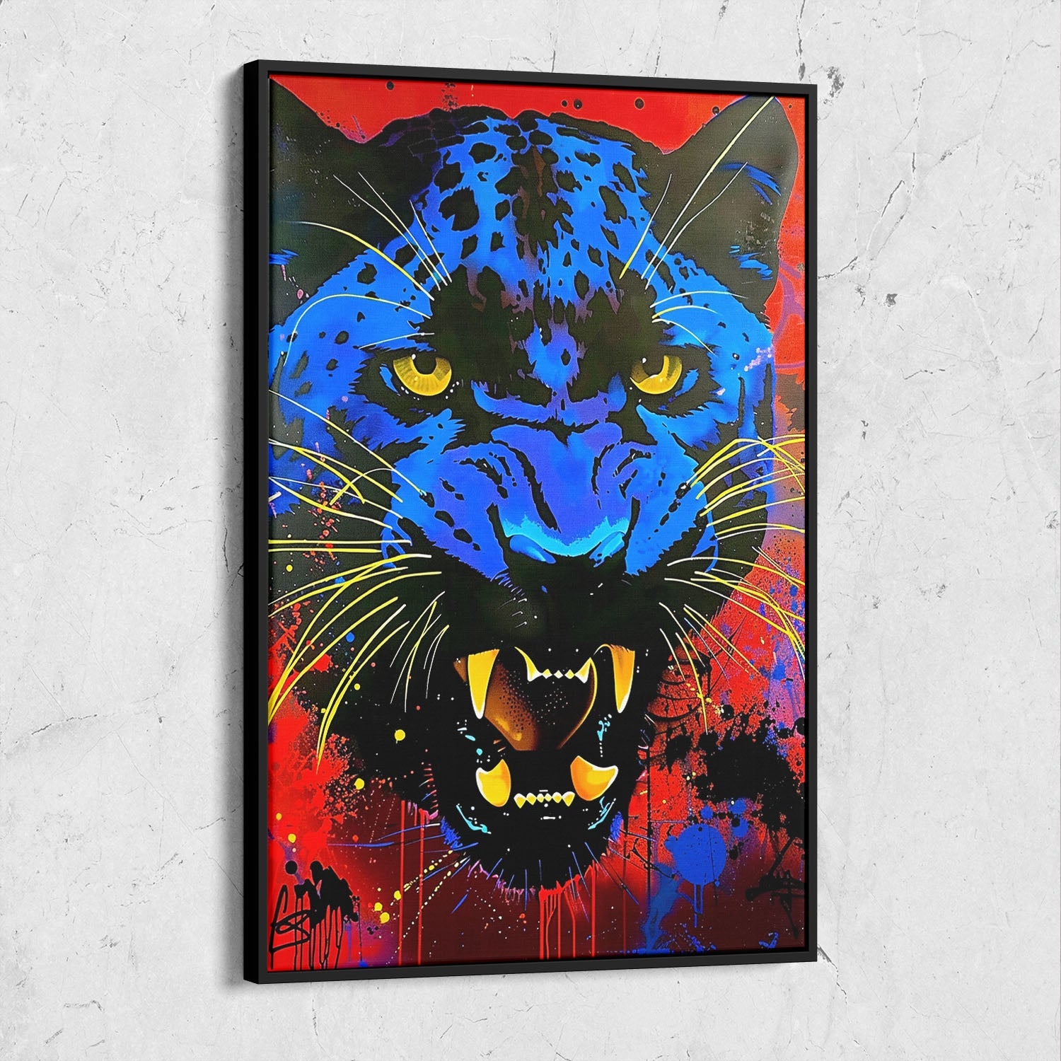 Panther Street Art Painting