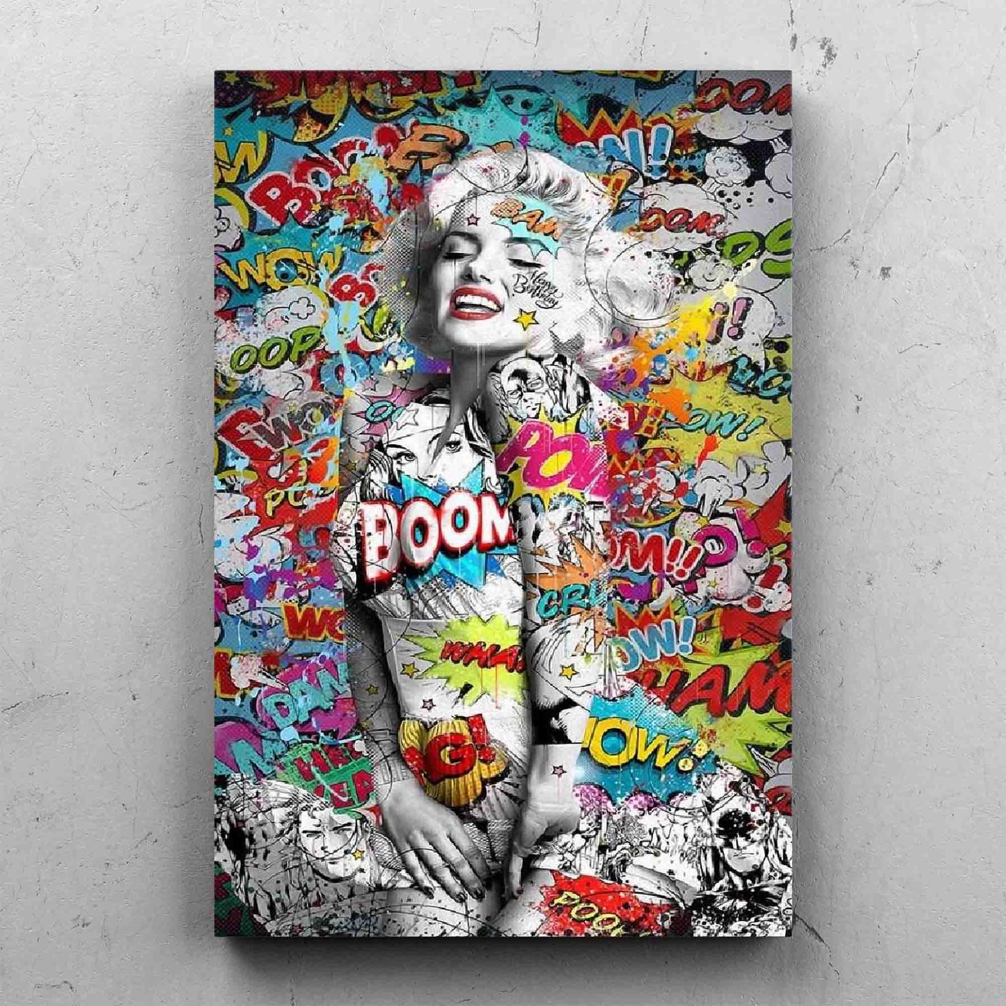 Pop Art Comic Woman Portrait
