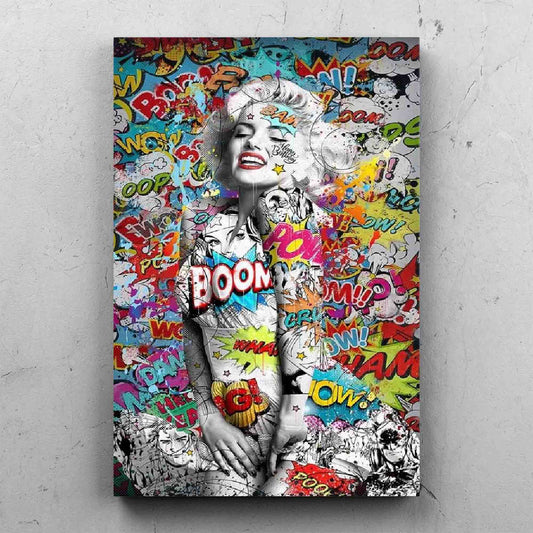 Pop Art Comic Woman Portrait