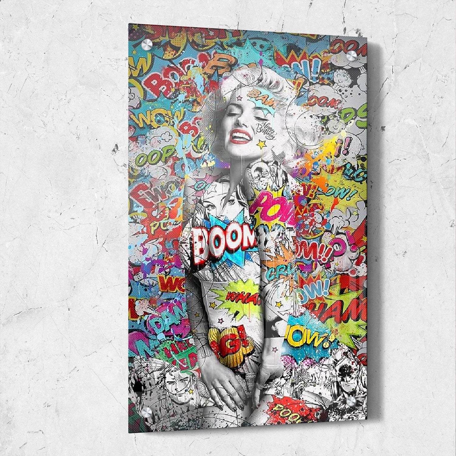 Pop Art Comic Woman Portrait