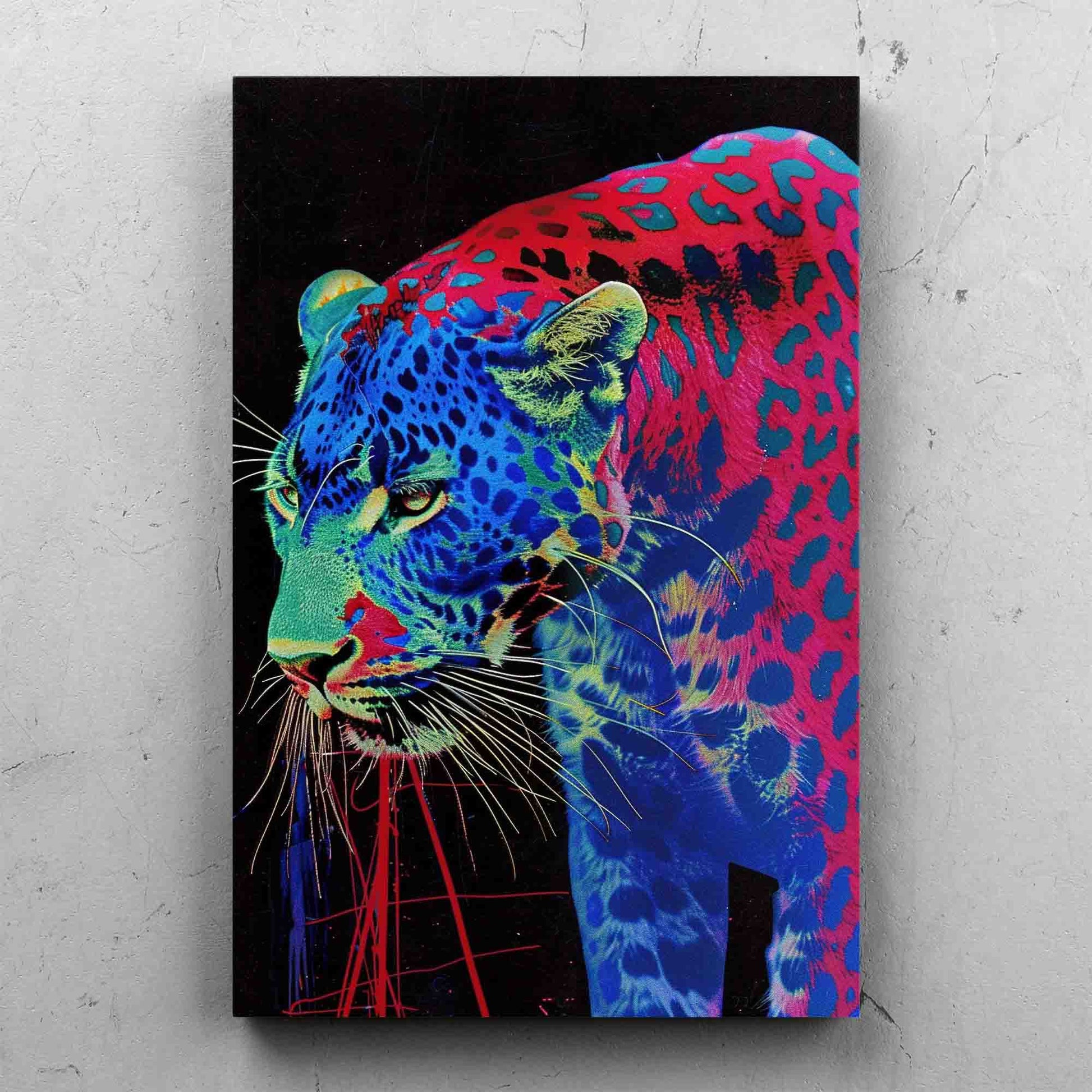 Psychedelic Leopard Painting