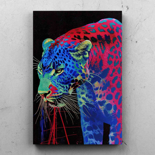 Psychedelic Leopard Painting