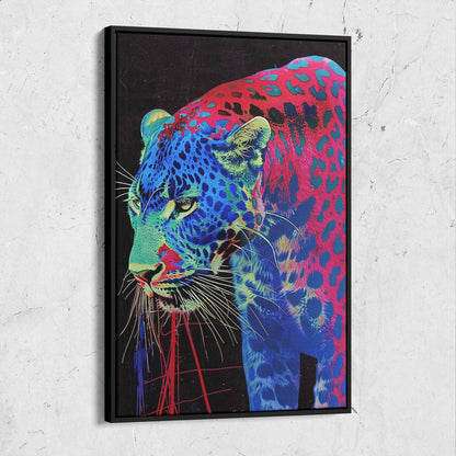Psychedelic Leopard Painting