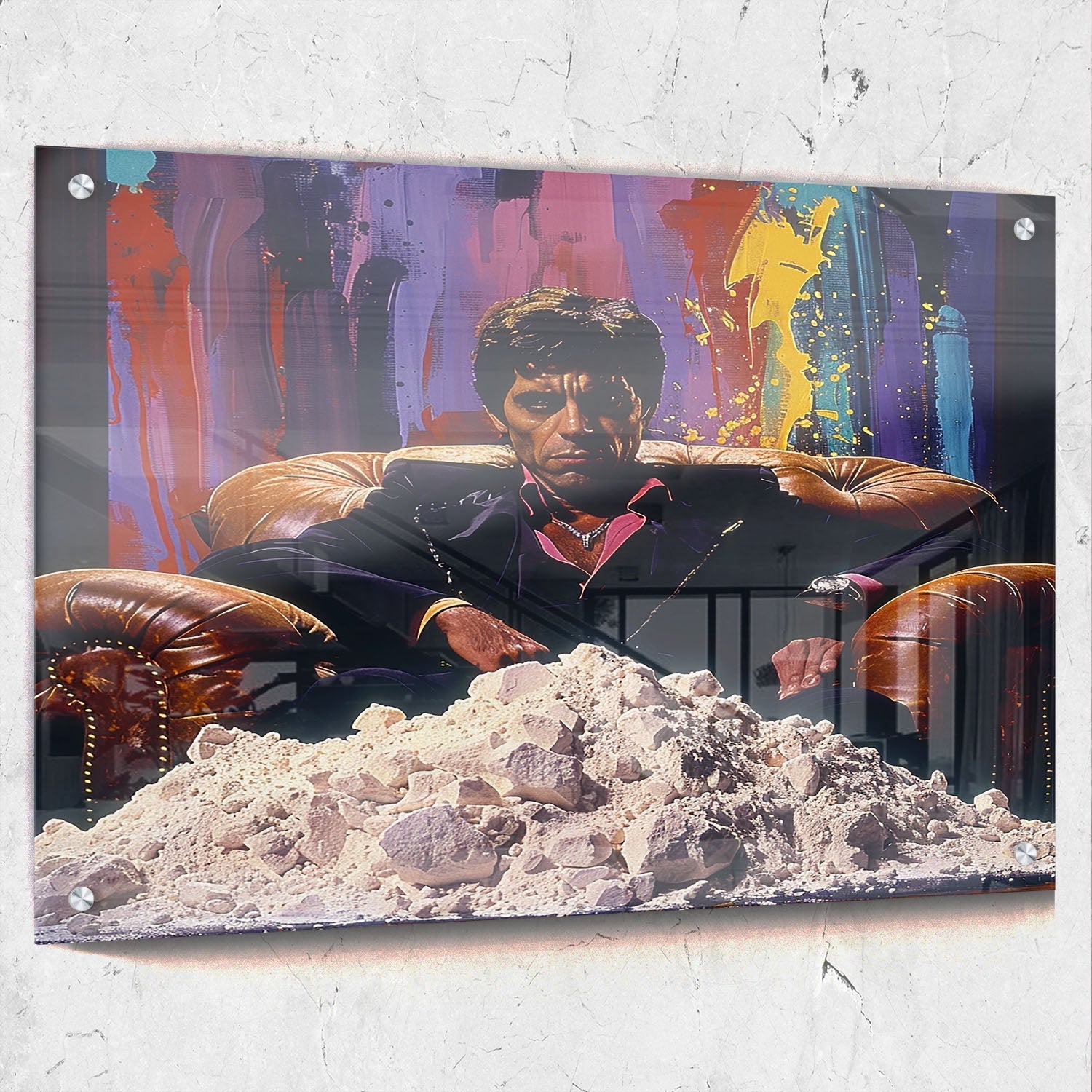 Scarface Street Art Painting