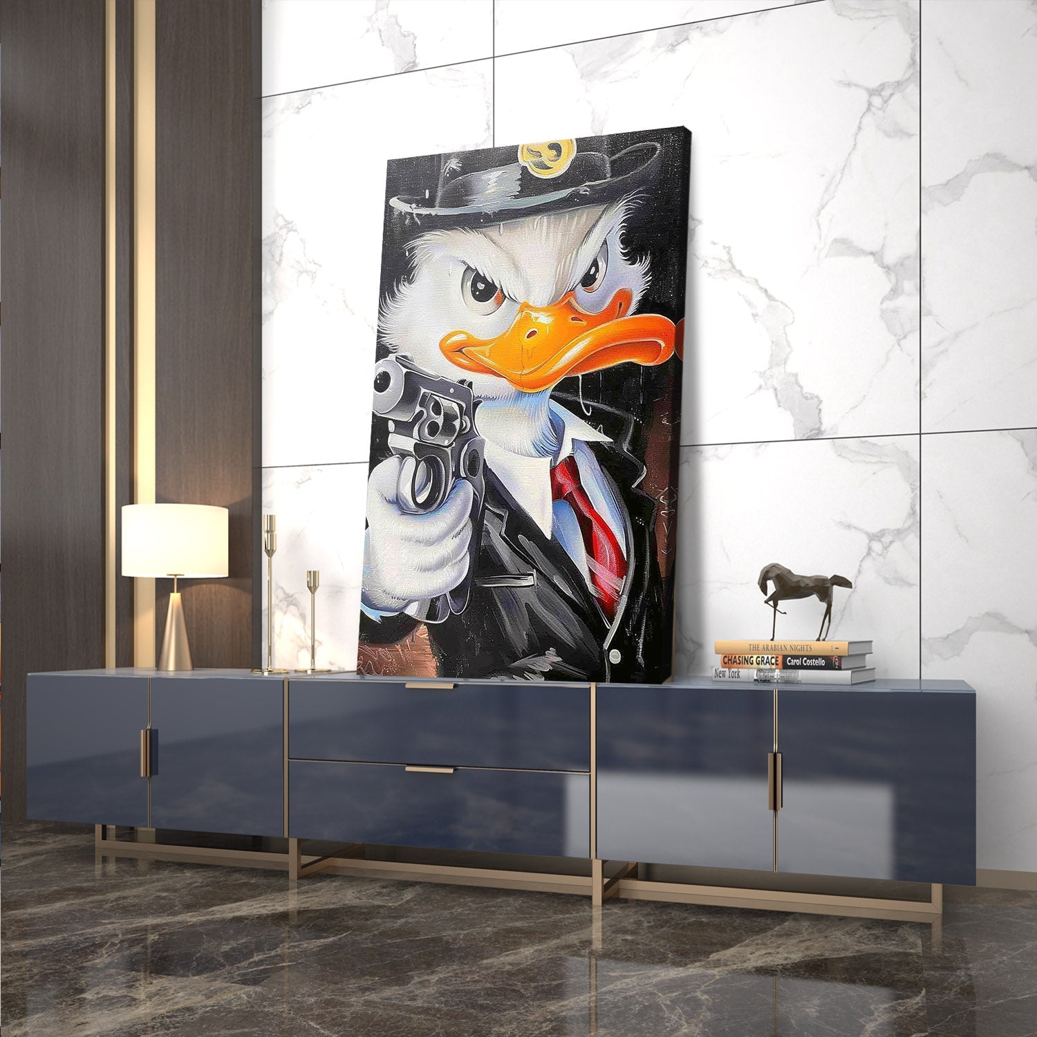 Scrooge McDuck Gangster Art