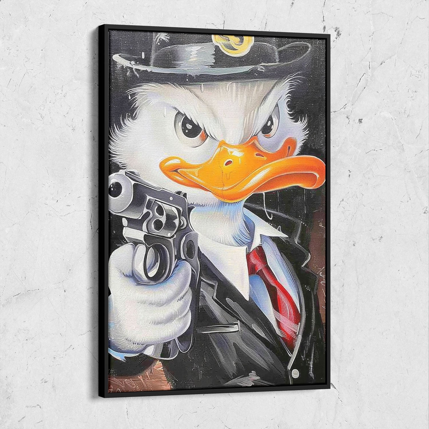 Scrooge McDuck Gangster Art