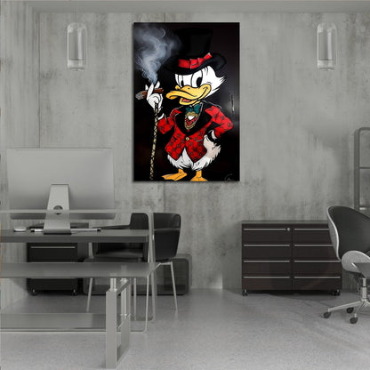 Scrooge McDuck Pop Art Painting