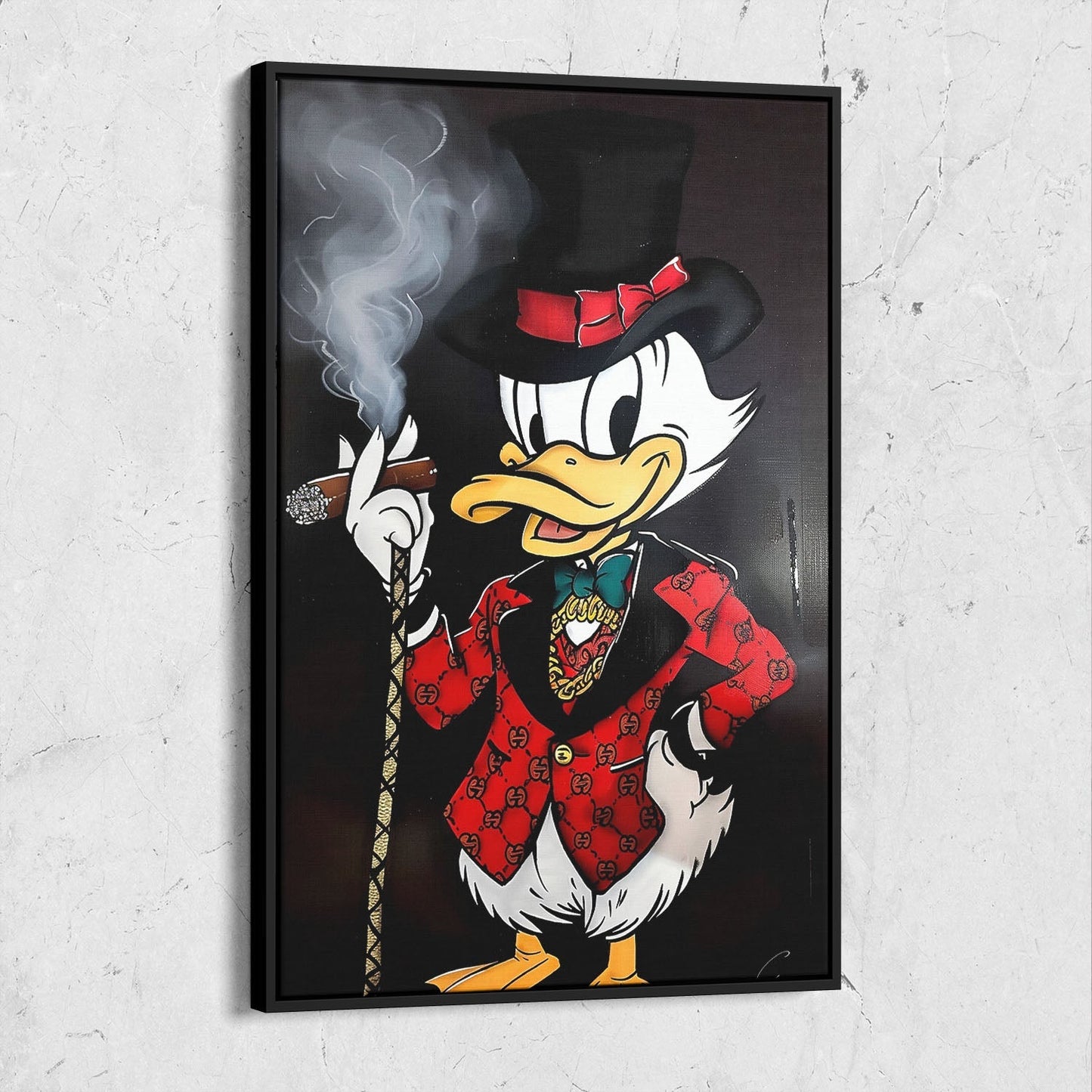 Scrooge McDuck Pop Art Painting