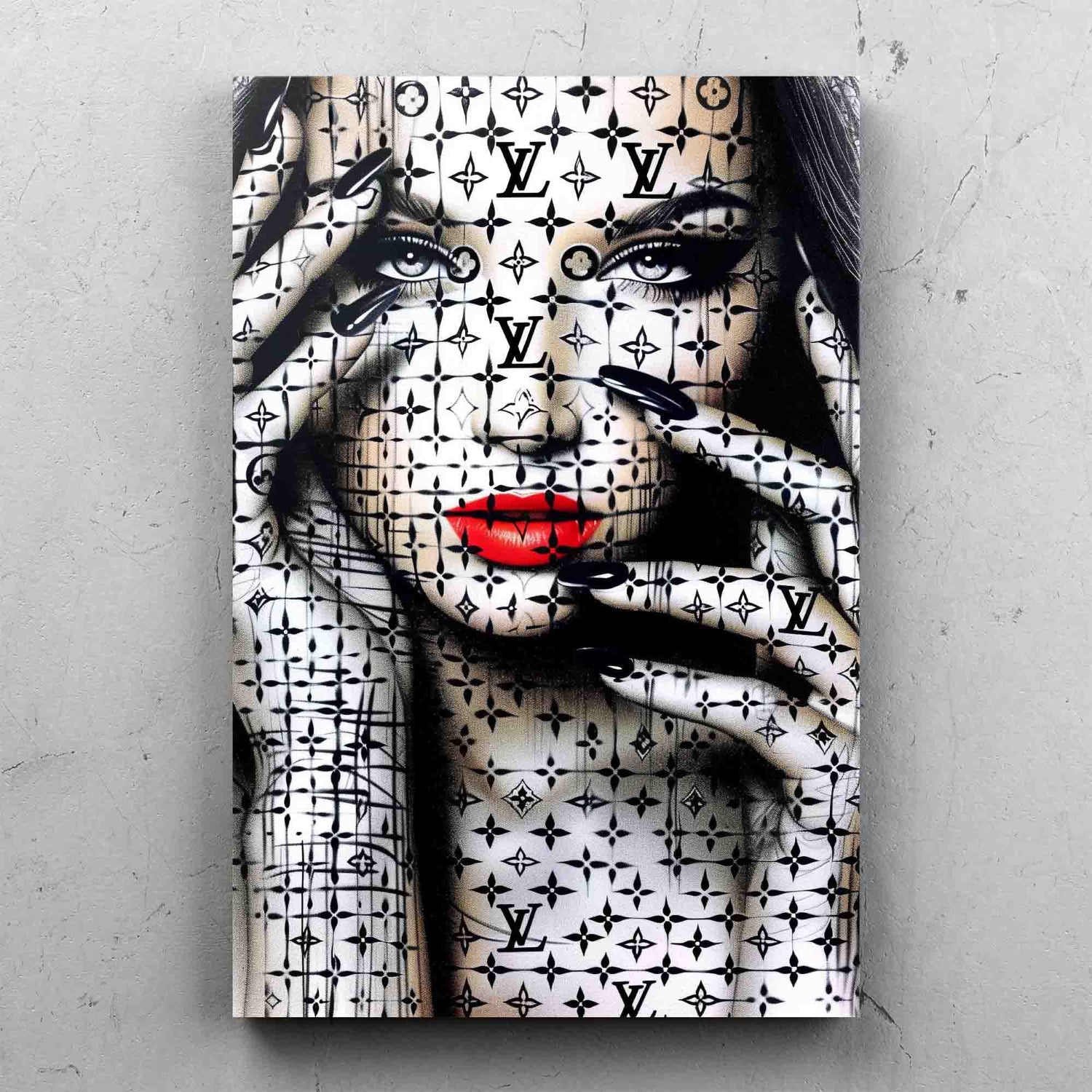 Street Art Luxury Woman Painting