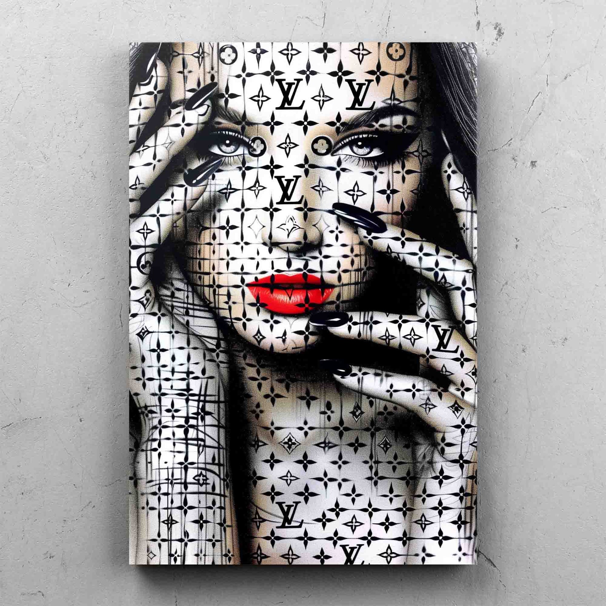 Street Art Luxury Woman Painting