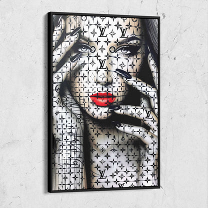 Street Art Luxury Woman Painting