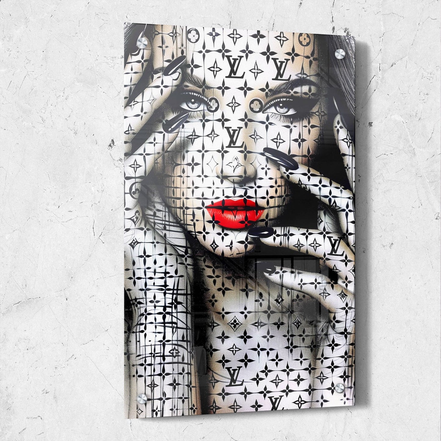 Street Art Luxury Woman Painting