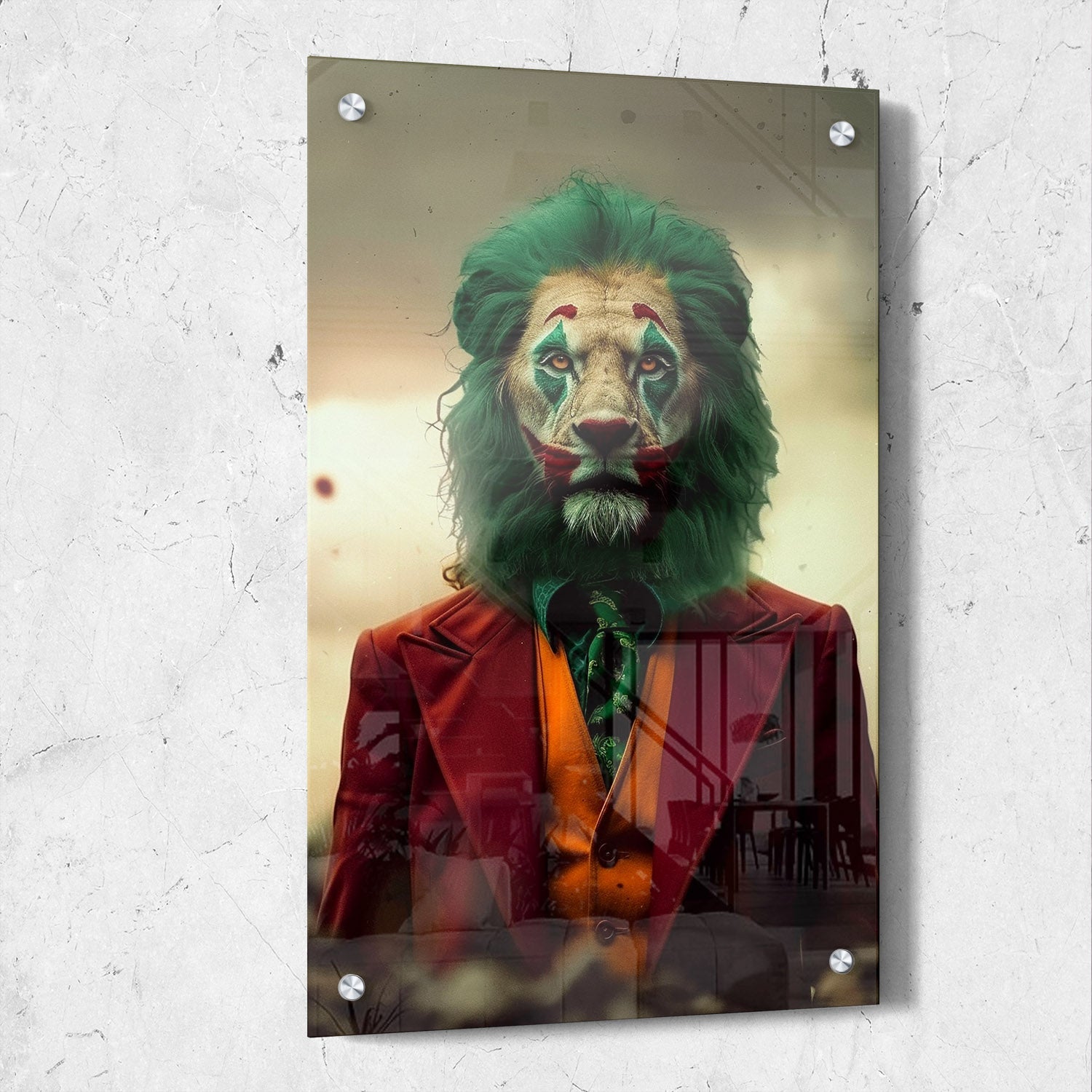Surreal Lion Joker Art