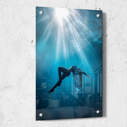 Underwater Woman Photography Print