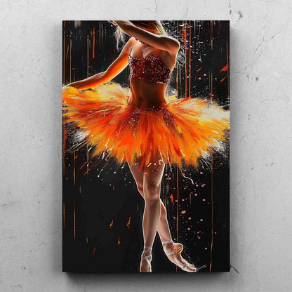 Vibrant Dancer Abstract Painting