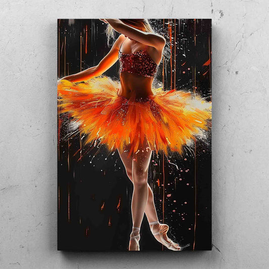 Vibrant Dancer Abstract Painting