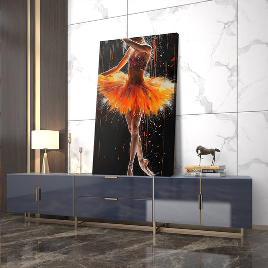 Vibrant Dancer Abstract Painting