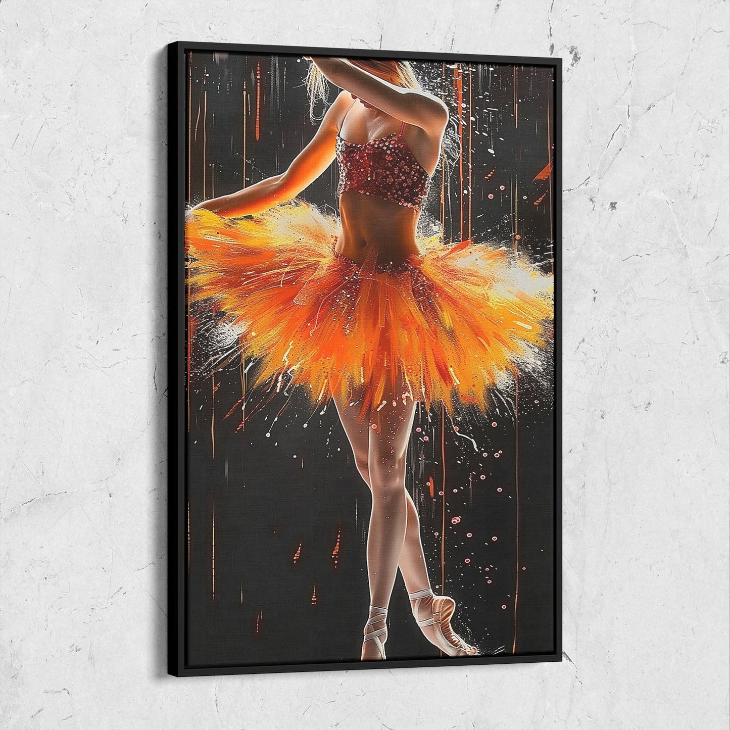 Vibrant Dancer Abstract Painting