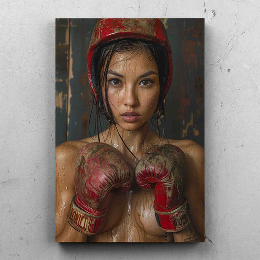 Woman Boxer Portrait Photography