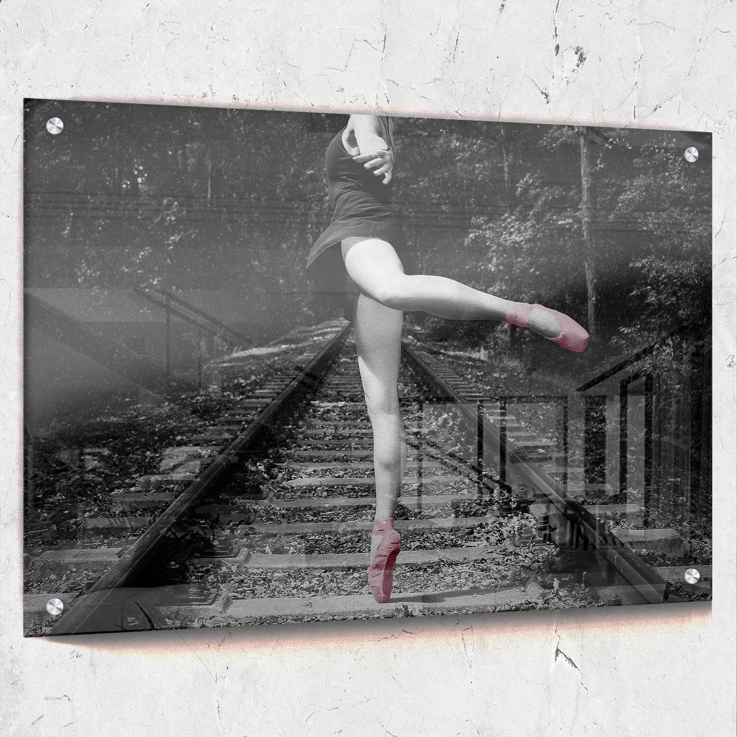 Pink Ballet Shoes Railroad