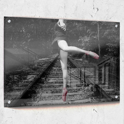 Pink Ballet Shoes Railroad