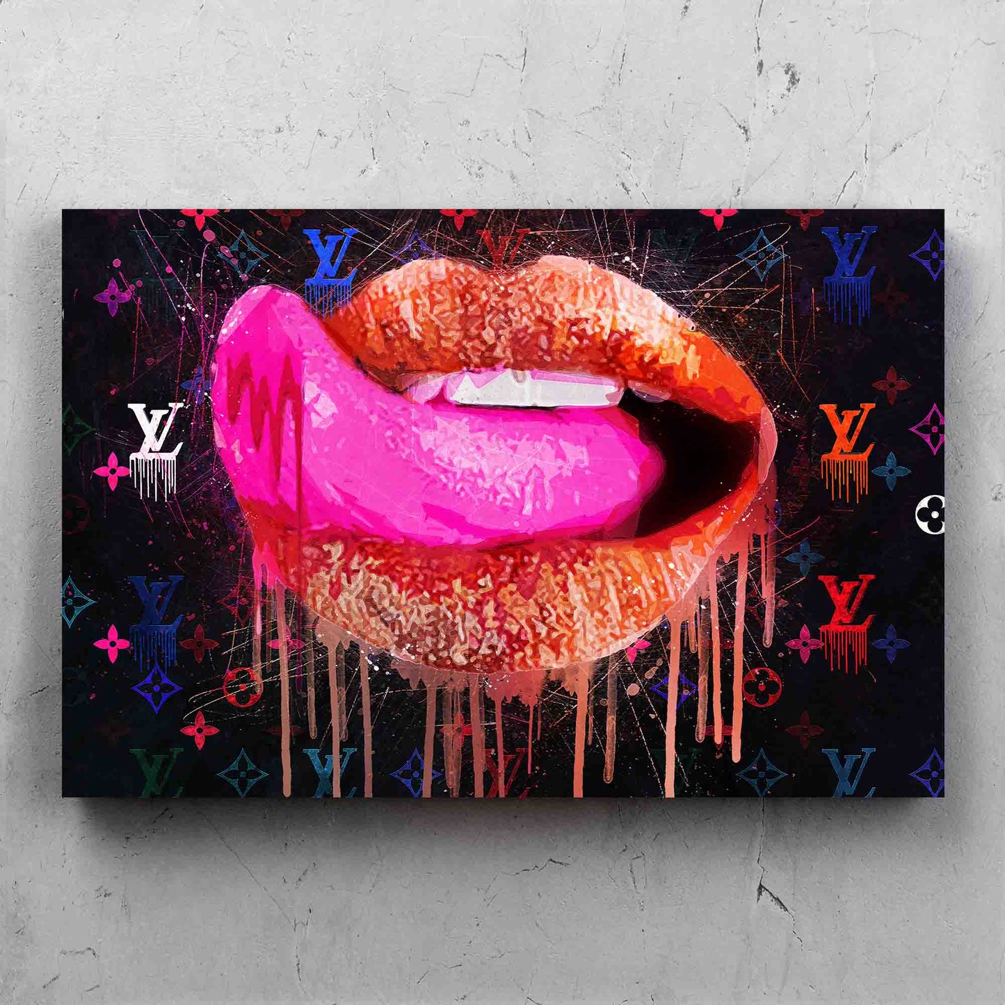 Lick My Lips Louis LV Inspired