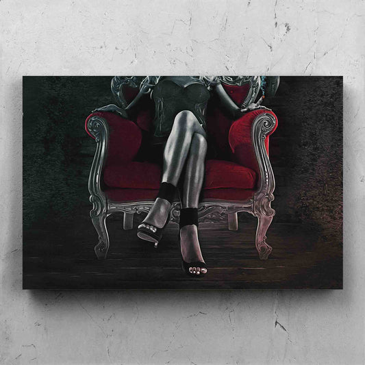 Girl In Red Chair