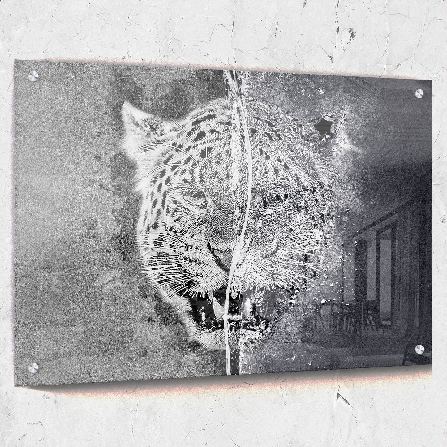 Leopard Paint Splatter