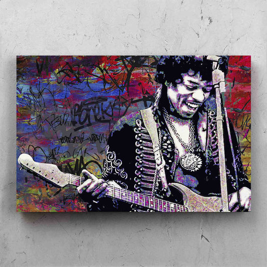 Jimmi Hendrix Graffiti