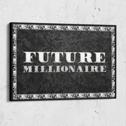 Future Millionaire Money Frame