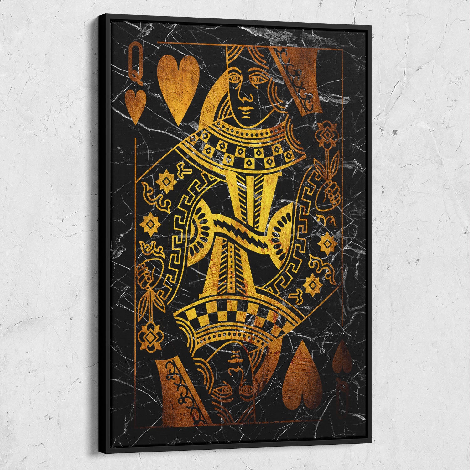 Gold Queen of Hearts