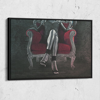 Girl In Red Chair