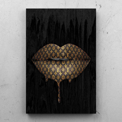Louis LV Inspired Lips Drip