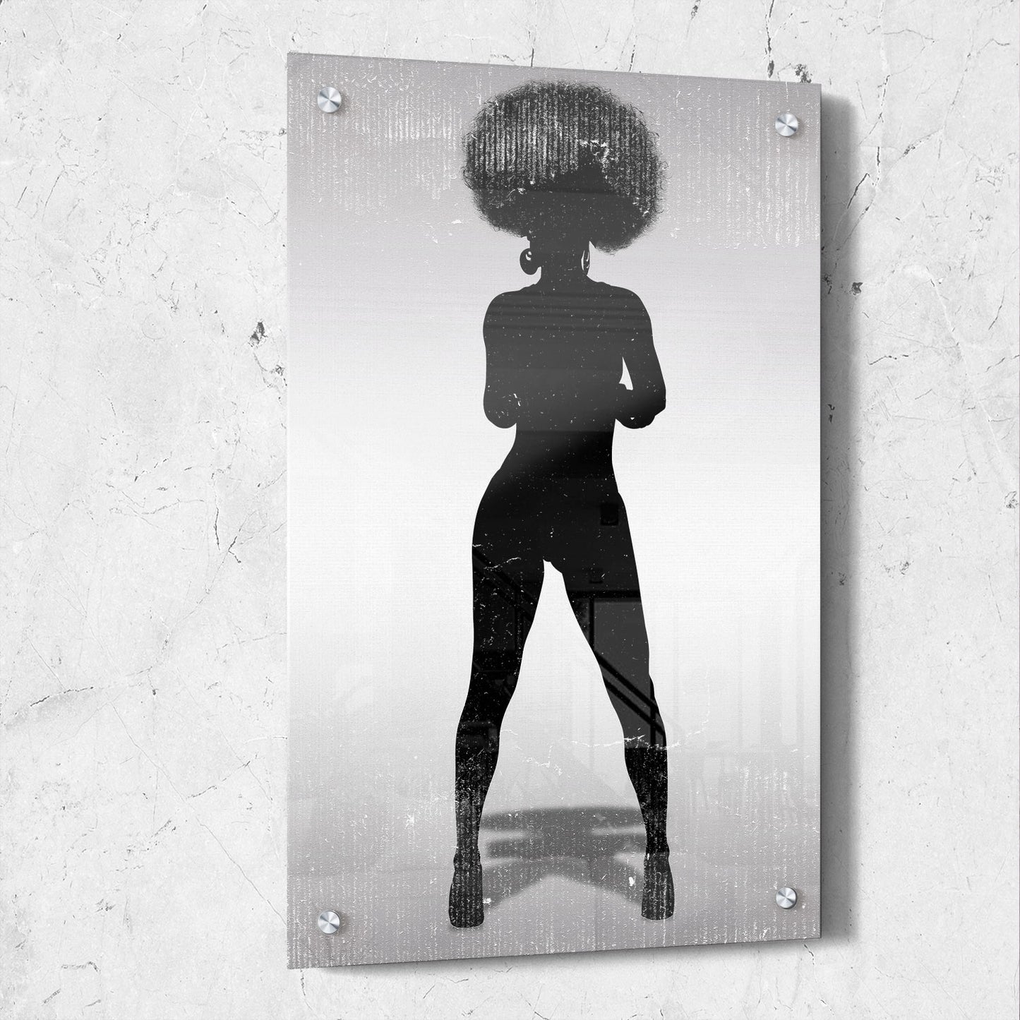 Black Beauty Afro Silhouette