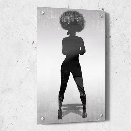 Black Beauty Afro Silhouette
