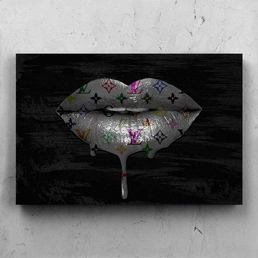 Louis LV Inspired Lips Drip