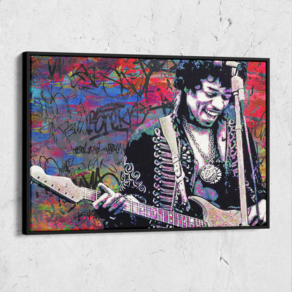 Jimmi Hendrix Graffiti