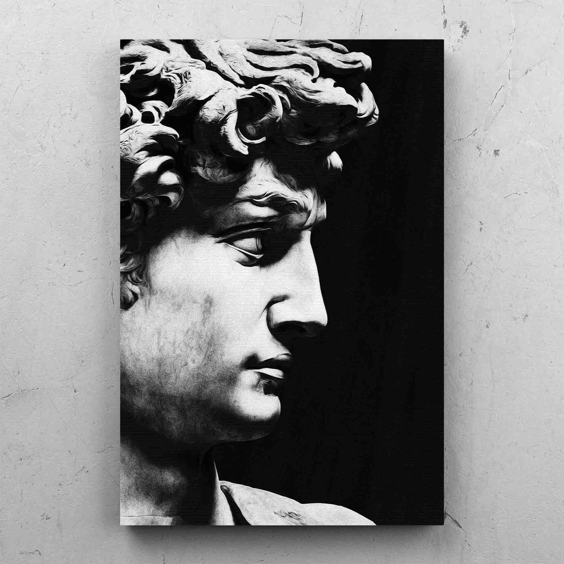David Sculpture Black & White
