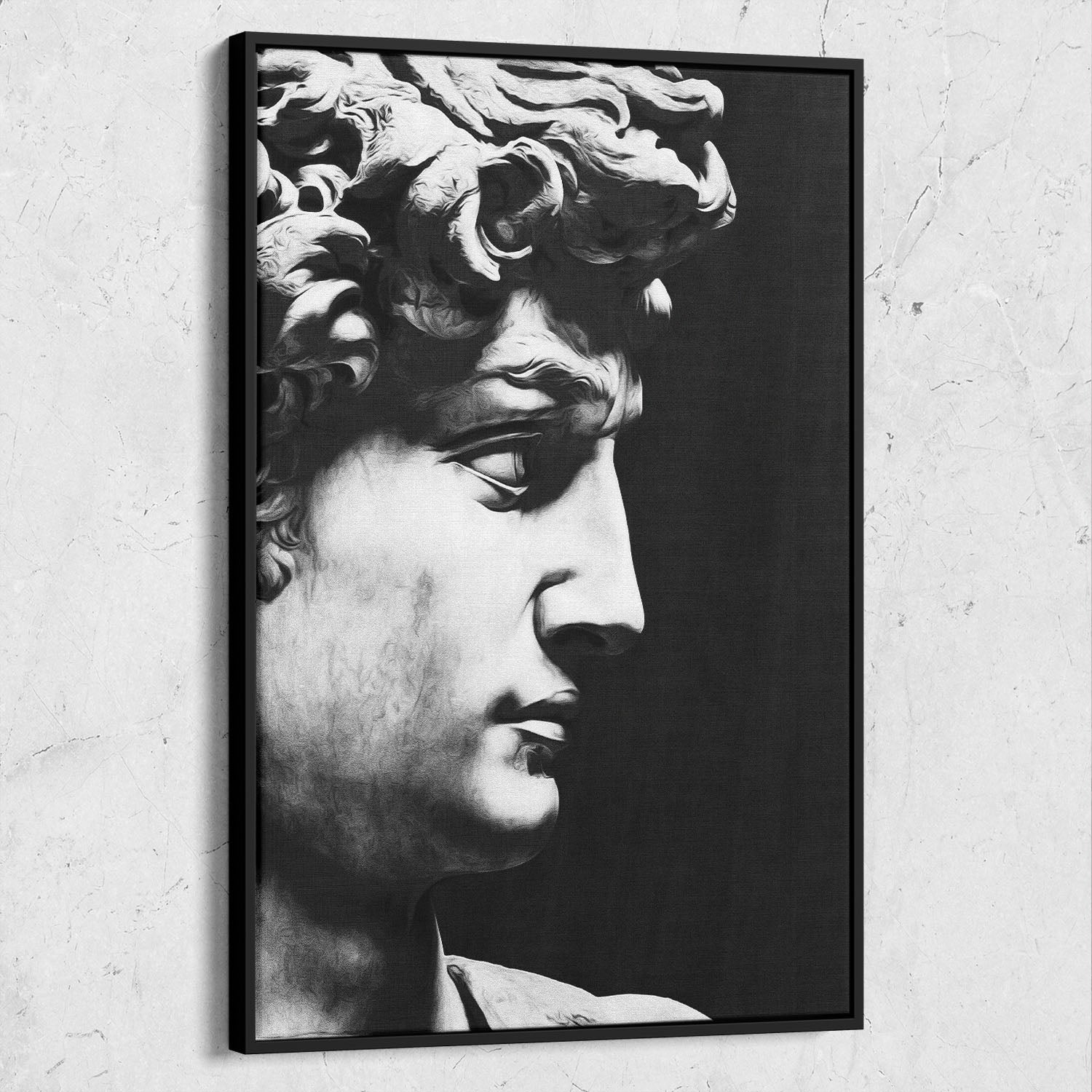 David Sculpture Black & White