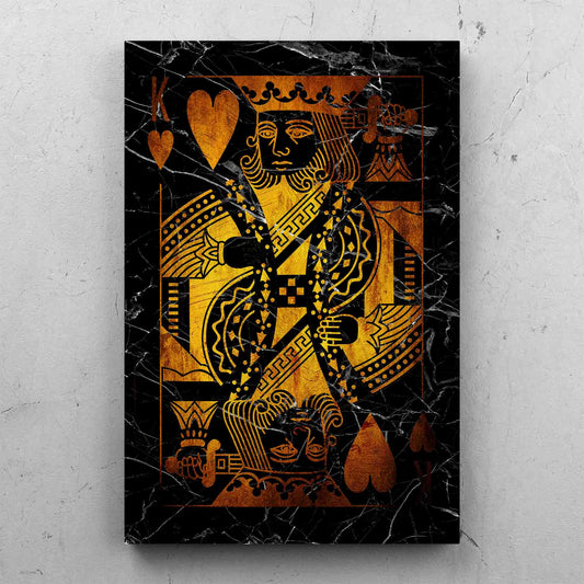Gold King Of Hearts