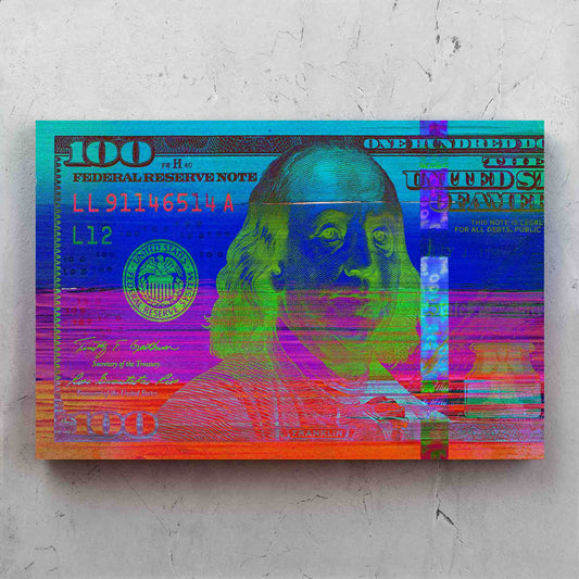 Money $100 Bill Rainbow