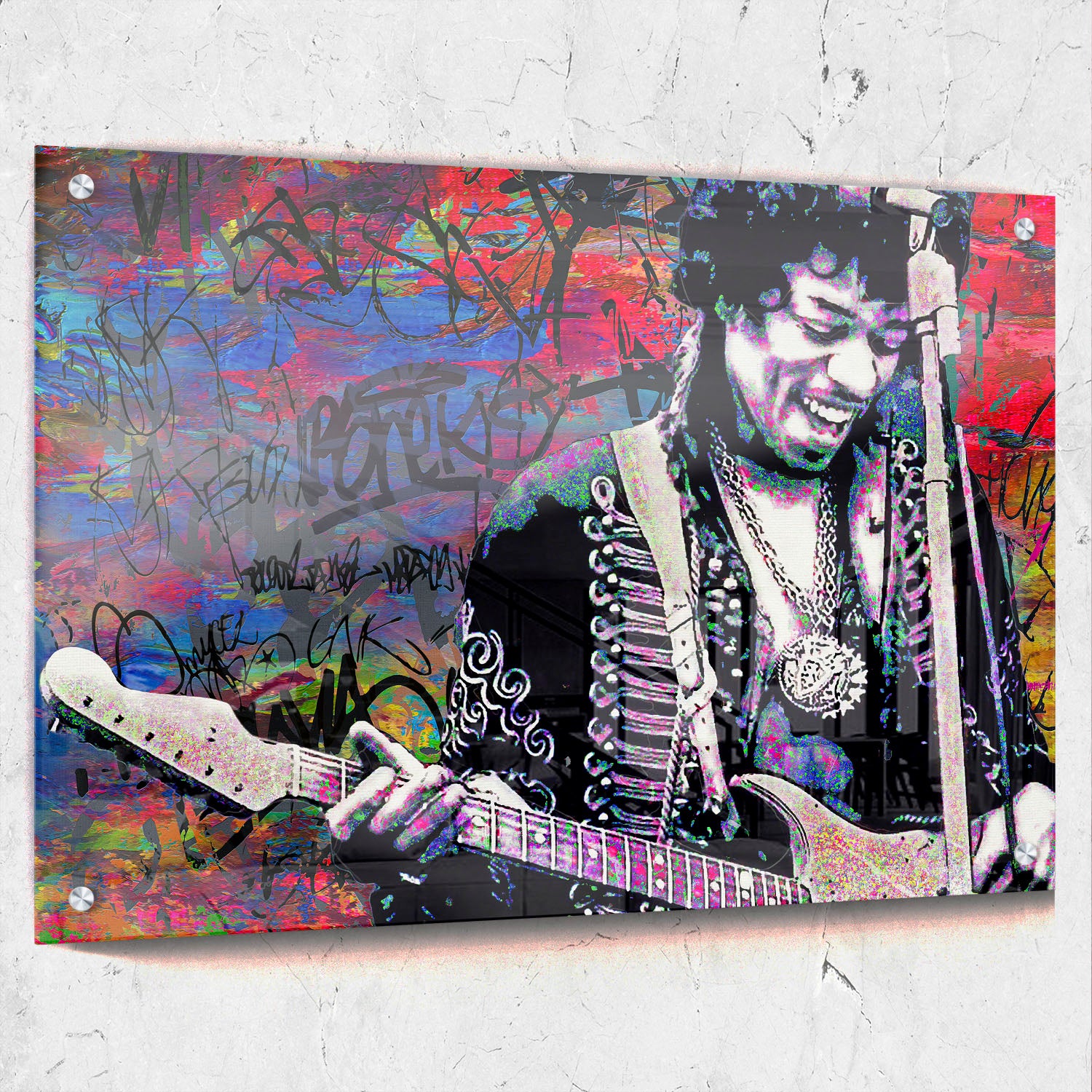 Jimmi Hendrix Graffiti