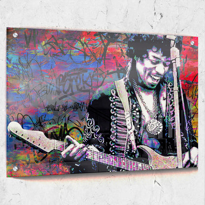 Jimmi Hendrix Graffiti